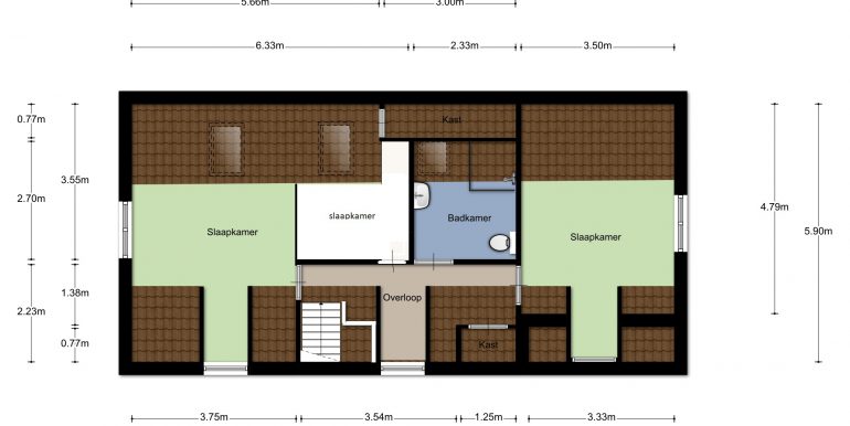 plattegrond verdieping